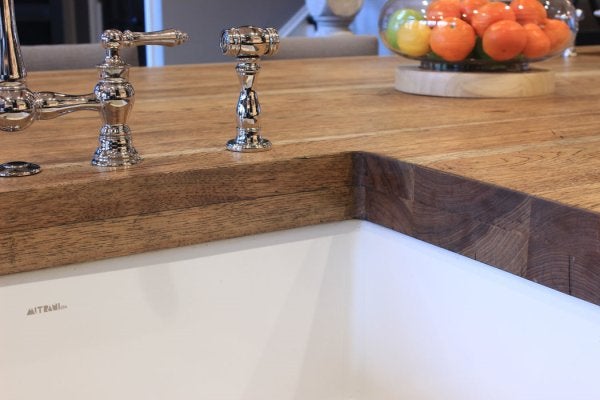 Distressed Hickory Countertop in Escondido, CA and the surrounding area