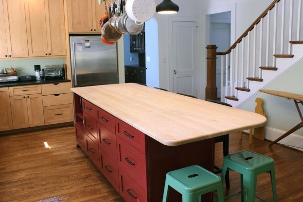 Kitchen featuring a shiny Maplewood countertop in San Jose, CA